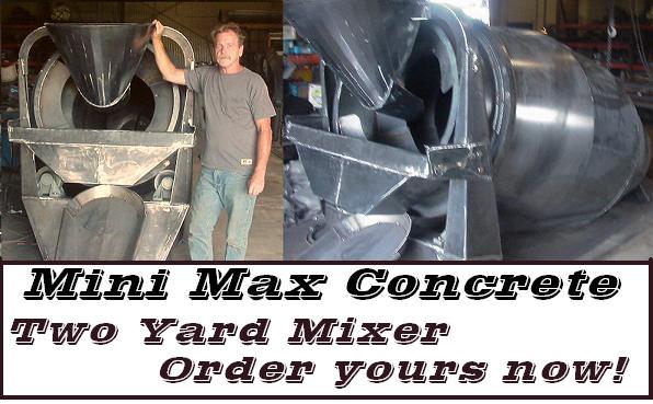 mini small concrete mixer