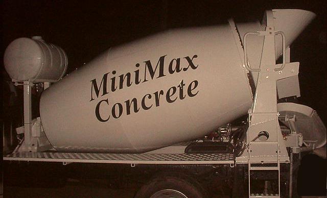 mini concrete mixer truck